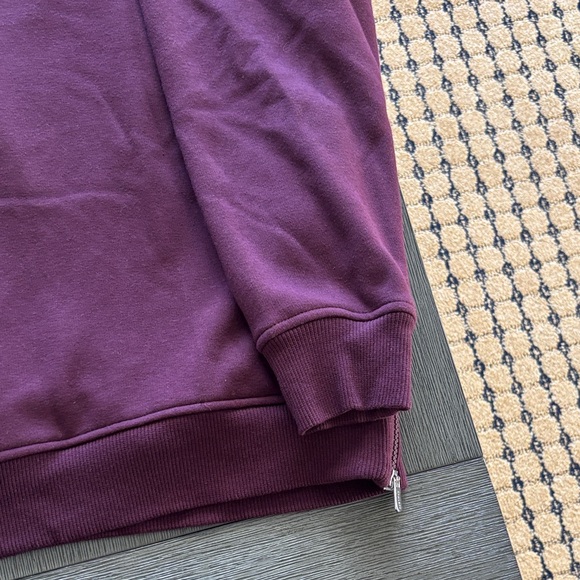 ICozy Karma 1/2 Zip Sweatshirt Plum NWOT Size Medium - Picture 10 of 11